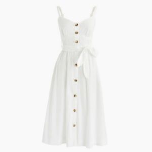 J.Crew Rossini Cotton-Poplin Dress